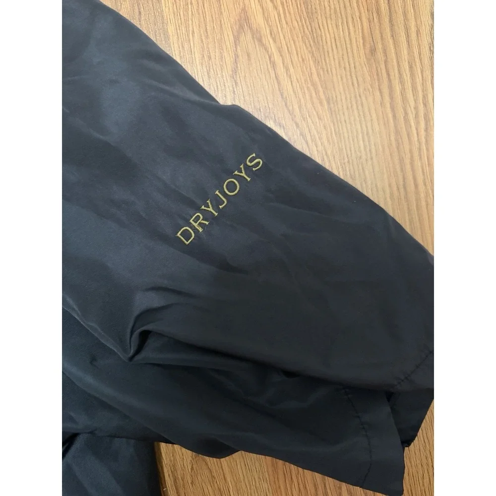 FootJoy DryJoys Rain Jacket Mens XXL Golf Pullover Waterproof Black
